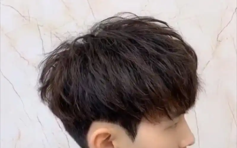 【男生发型】7厘米碎盖发型适合有抬头纹额头突出脸型偏长男士发型