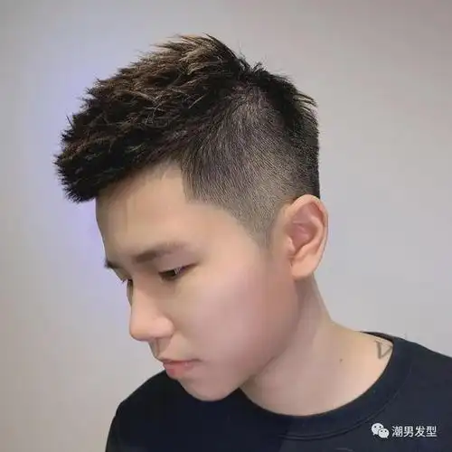 1,两边铲短纹理烫发