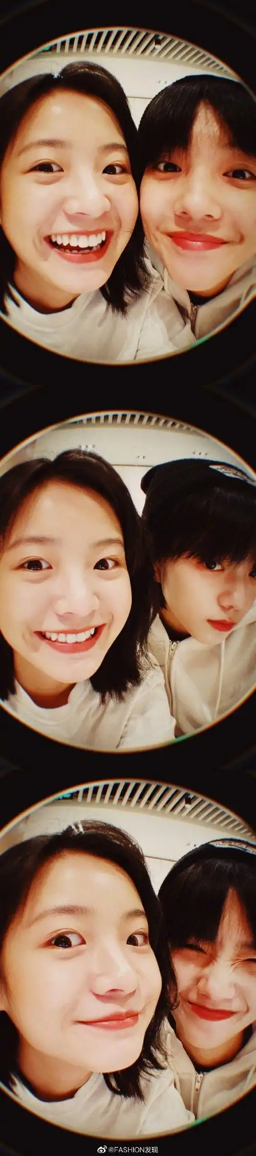 fd celeb#李庚希 & 庄达菲 & 向涵之 可爱漂亮的三里屯三姐妹 日常