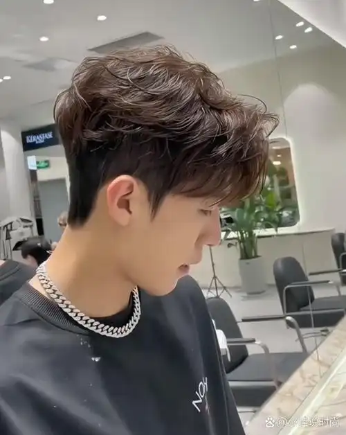 男士短发 男生最好看的韩式纹理气垫烫男生纹理发型分享男士一定要