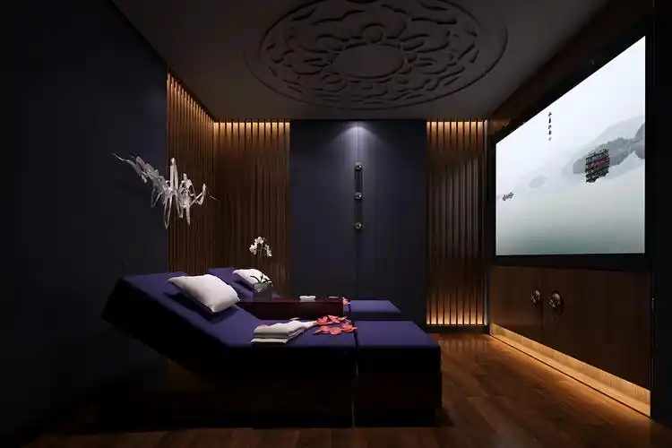 安徽合肥足道养生spa会所装修设计效果图