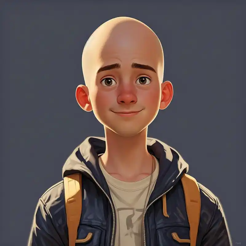 男生光头头像,真的很帅99