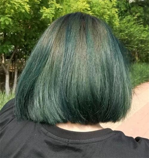 索隆绿人鱼绿北极星绿2023流行染绿色头发