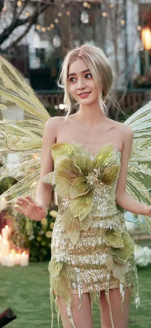 杨颖精灵造型手机壁纸