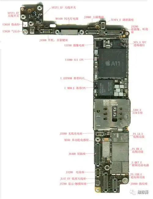 iphone8主板彩图分享