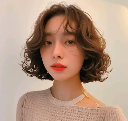 发型烫来烫去,最美还是波波头烫发,瘦脸时尚还洋气_效果_程度_头发