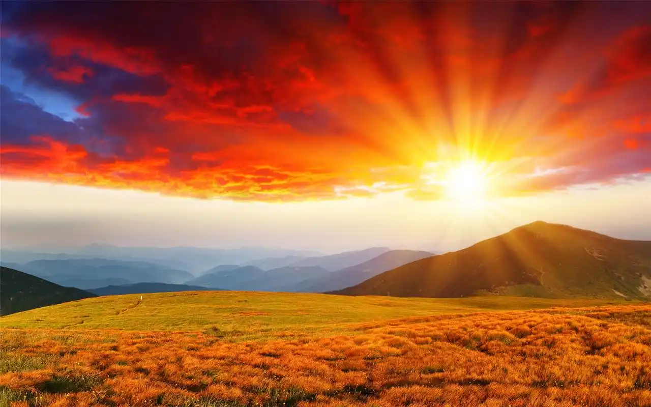 唯美日出超高清4k电脑桌面主题壁纸图片下载