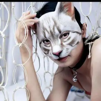 蒙面唱将同款面具 蒙面歌王面具歌手头套面罩美女神秘假面半脸头套