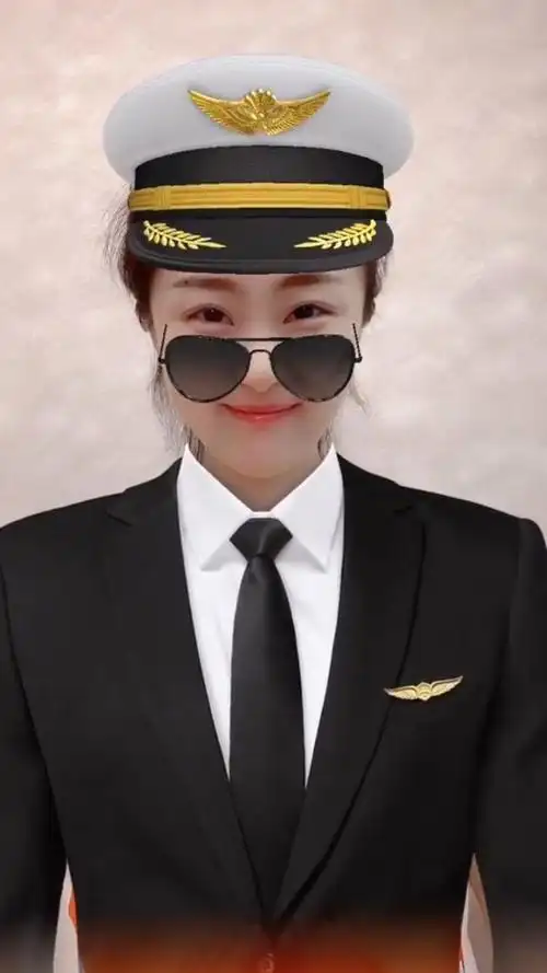 中国女机长,就是这么帅