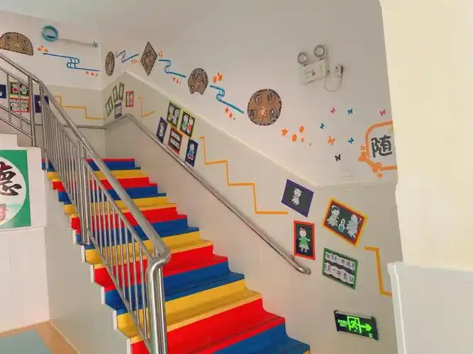 幼儿园楼梯墙面装饰