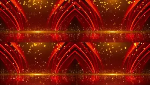 4k红绸大气舞台循环