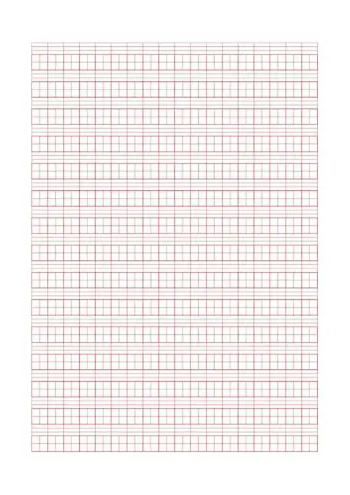 拼音田字格的模板