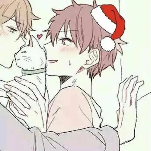 男生基佬一左一右冷酷风格头像