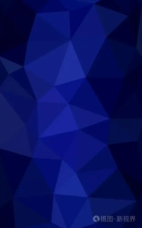 暗蓝色的多边形设计模式,三角形和梯度的折纸样式组成的照片-正版商用