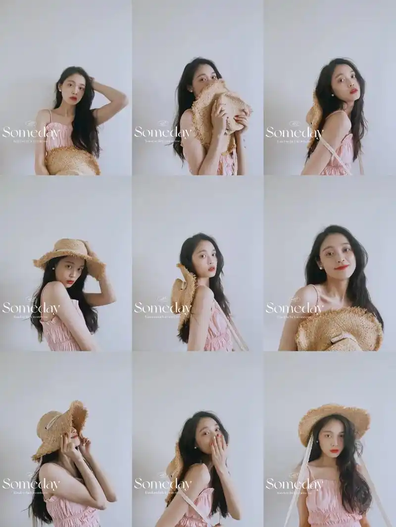 自拍九宫格姿势分享.有手就会的拍照姿势,告别剪刀手!学不 - 抖音