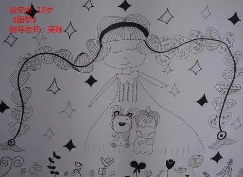 关于梦境的幼儿画简笔画 简笔画图片大全-蒲城教育文学网