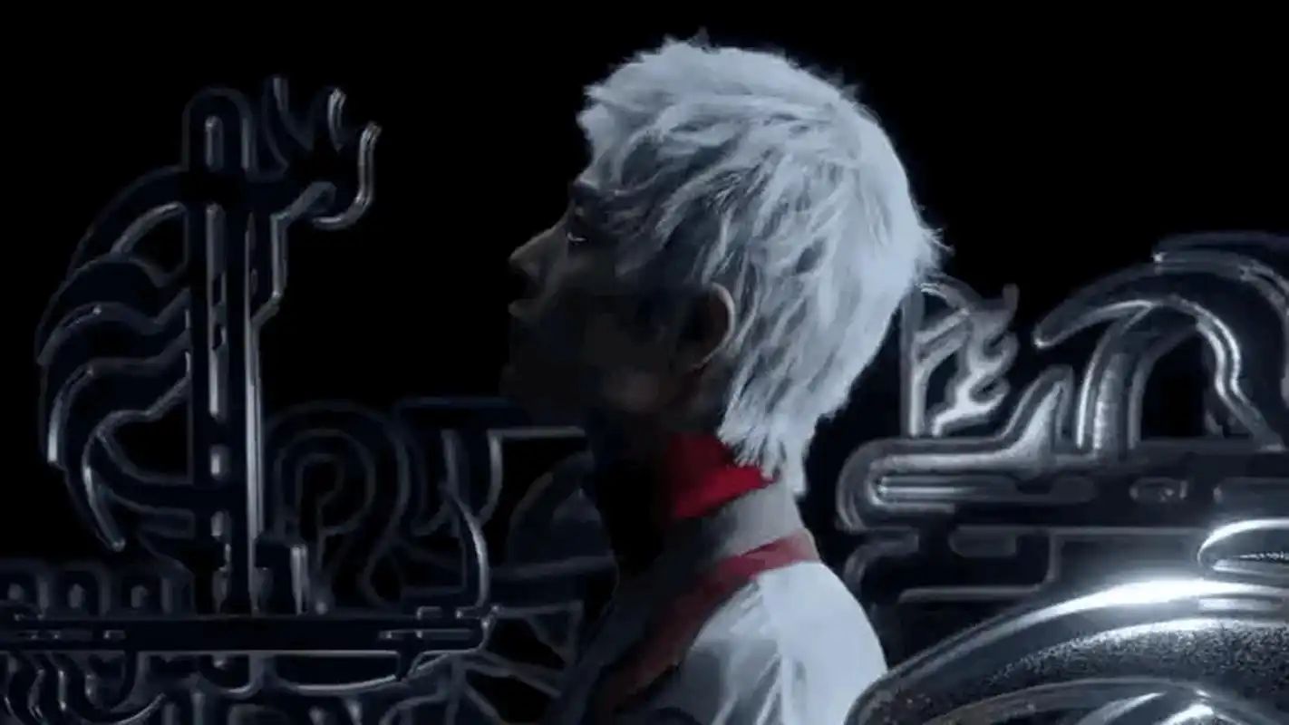 明星时尚#肖战《时尚芭莎》银发大片,解锁银发造型,国风元素与科幻感