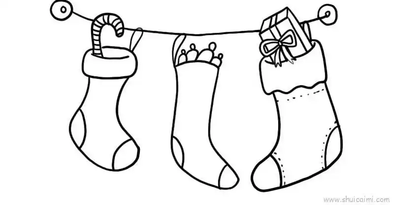 袜子儿童画怎么画 袜子简笔画画法