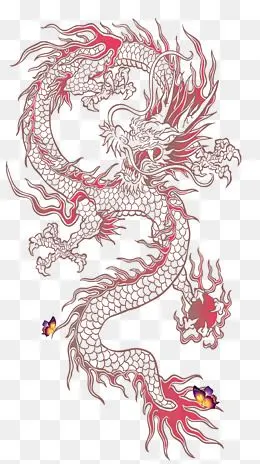 线描龙图片大全_线描龙图片素材【png免费下载】-90设计网