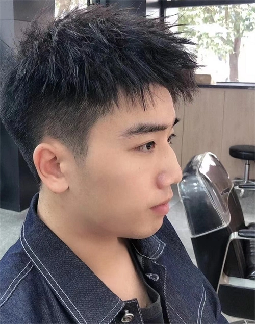 帅气清爽烟花烫 最新男生烫发范本_男生烫发 - 美发站