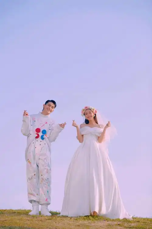 夕阳外景创意拍摄徐州婚纱照