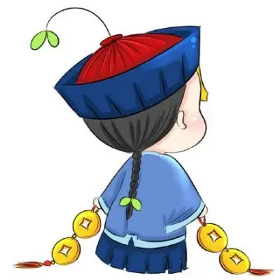 分享来自漫画家虽虽酱的可爱小僵尸男生卡通微信头像,又萌又呆,惹人