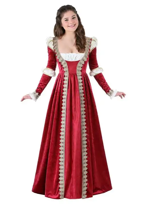 2020新款万圣节服装宫廷装欧洲中世纪女王cosplay化妆舞会演出服