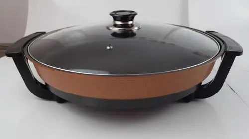 贺友40cm电煎锅电饼铛多功能烧烤多功能电热锅家用薄饼机