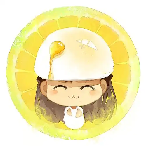 糯米团子萌插画食物梁阿渣