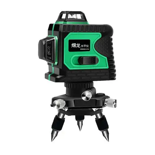 8线水平仪绿光红外线激光室外强光平水3d贴墙仪高精度自动视频