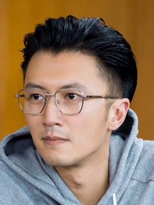 谢霆锋同款大背头发型假发男仿真帅气卷发减龄日常表演cos全头套