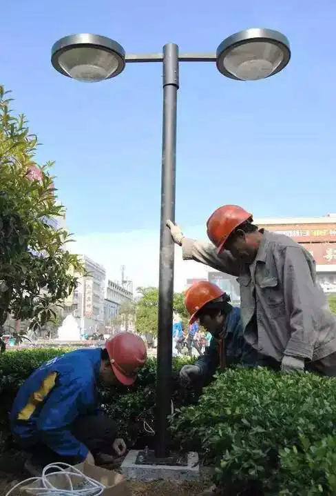各类园林步道两侧安装的led庭院灯厂家用什么电线