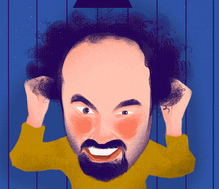 你脱发到哪个级别了别问伤心