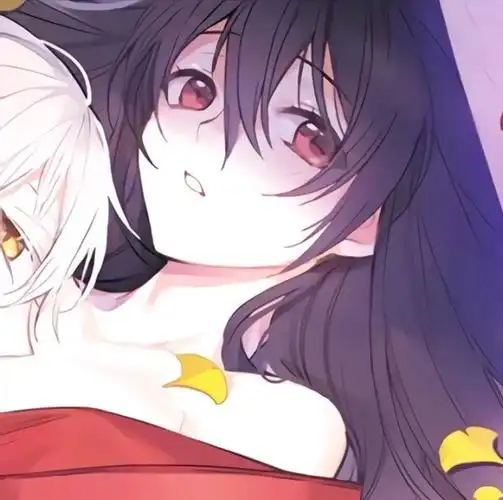 动漫情侣头像,男孩女孩各处一方,分割的图片尽显牵绊的心