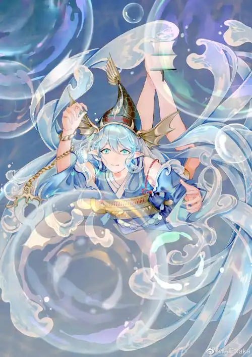 聆海金鱼姬1sp觉醒前灵鱼抱蕊2