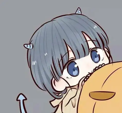 超搞怪的二次元卡通情侣头像祝你坚强善良也祝你可爱