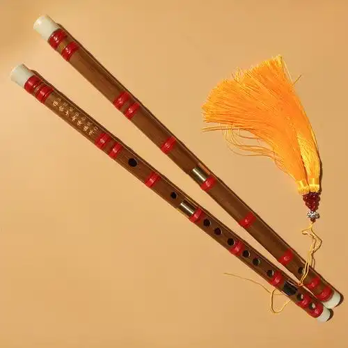 长笛笛子初学成人两节竹笛女古风汉服古装舞蹈笛子