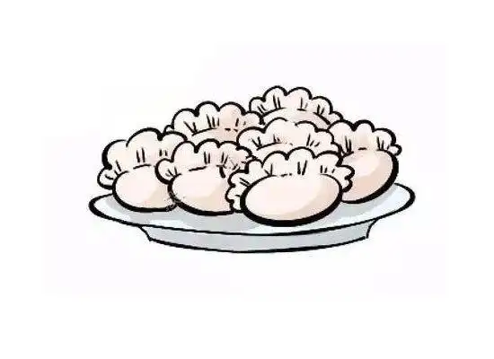 分布学画:新年饺子