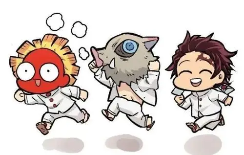 鬼灭之刃q版人物插画也太可爱了吧