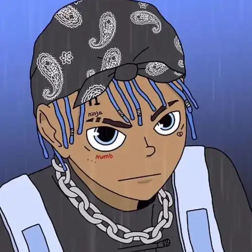 嘻哈风格动漫男生头像