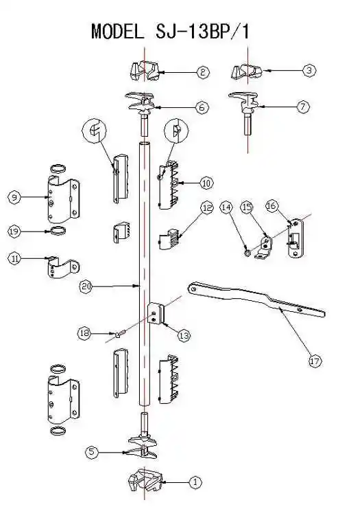 sj-13bp-1集装箱门锁
