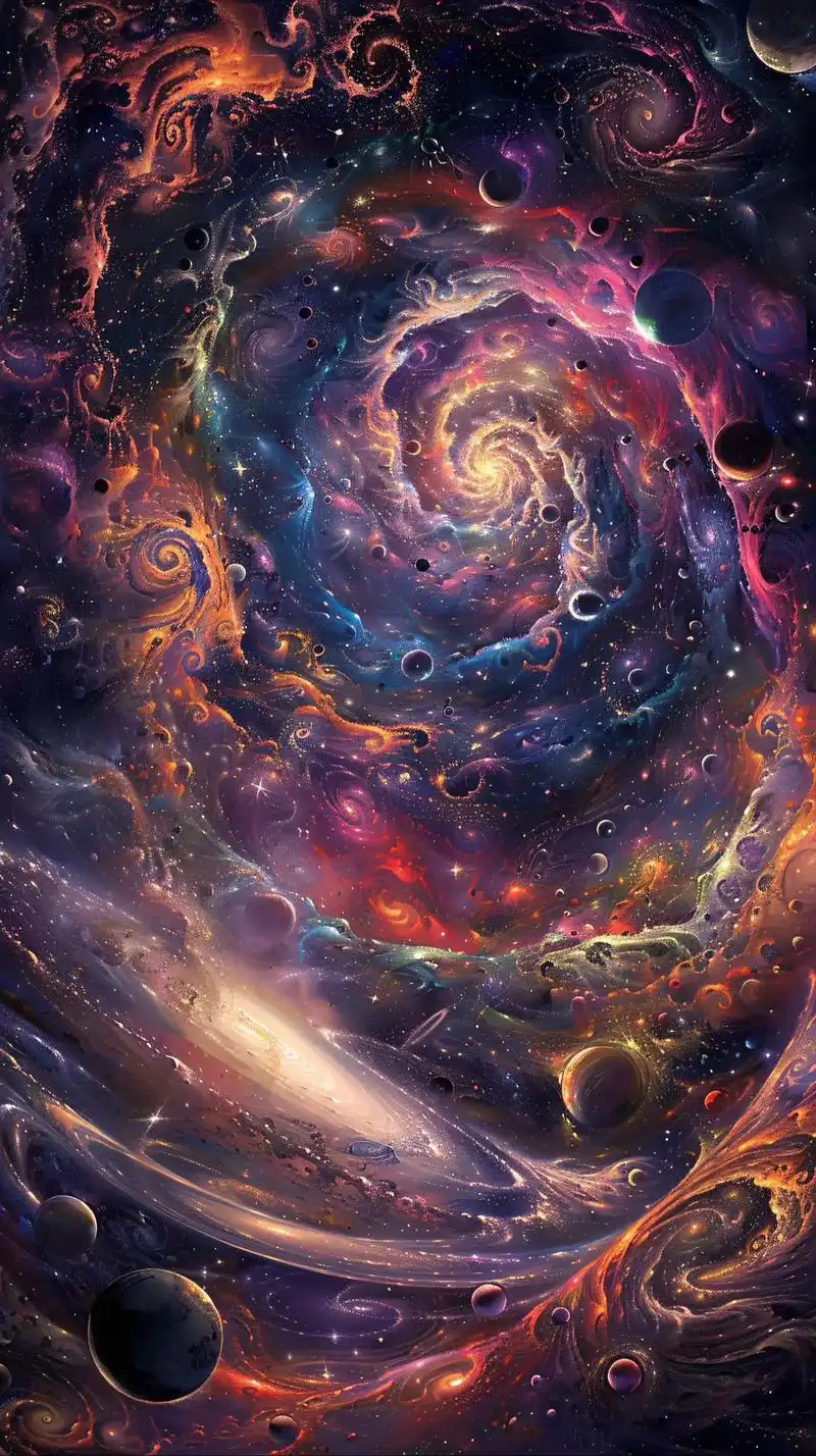 炫酷星空壁纸 绚丽宇宙星系 #精美图片 #高清壁纸 #手机全 - 抖音