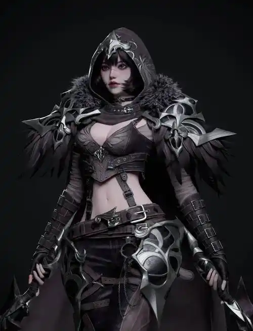 暗黑破坏神4莉莉丝模型公开~细节拉满_角色_hayeon_作品