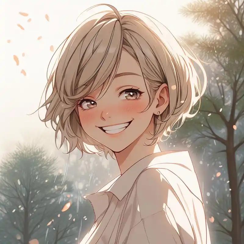 短发女生的魅力9969♀15精选头像