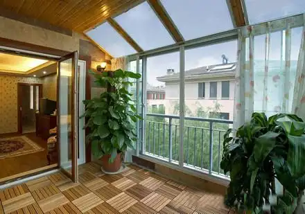 小区一楼花园阳台小院改入户门厅款式造型设计图片家庭入户玄关门内开