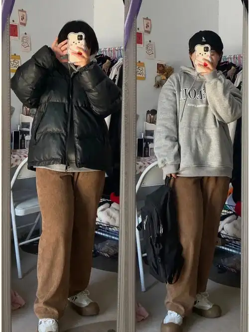 160146秋冬灰棕色就是这样穿的搭配06