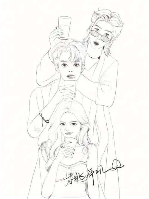 我是原创插画师  #说英雄谁是英雄  #杨超越  #刘宇宁  #曾舜晞