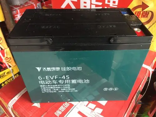 天能蓄电池6evf45560v455只电池电动车天能电动车电瓶