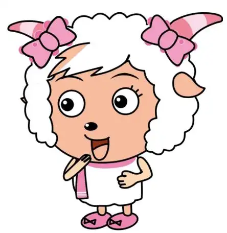 彩色美羊羊简笔画彩铅简笔画美羊羊动画片卡通人物彩铅动画简笔灰太狼