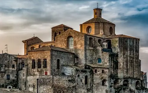 圣托里尼风景图片桌面壁纸